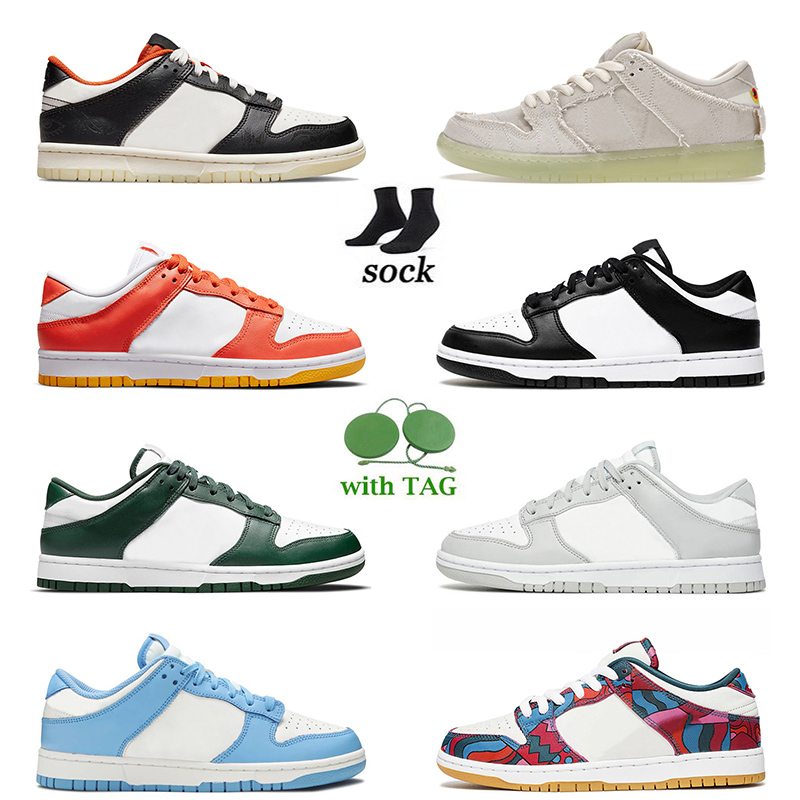 

New Quality Top SB Men Running Shoes Low Mummy Halloween Coast Chicago Fog Black White Syracuse Sports Trainers UNC Designers Womens Casual Sneakers Shoe, C7 orange pearl 36-40