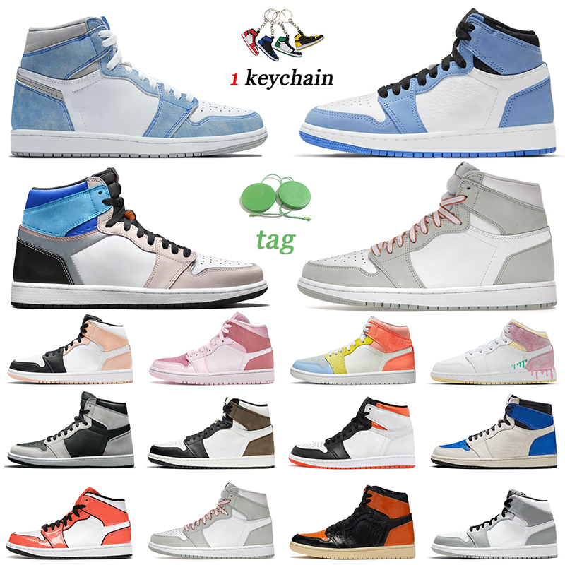 

air jordan retro 1 men basketball shoes aj1 1s hyper royal dark mocha fragment to my first coach women mens trainers sports sneakers size 36-46, 1s 5.5-11 crimson tint