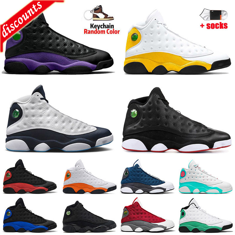 

13 13s Fashion Mens Women Basketball Shoes Sneakers Size 47 University Gold Reverse Bred Hyper Royal Flint Playoffs, D35 atmosphere grey 40-47