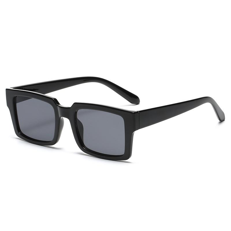 

Summer Sunglasses Trend Fashion Retro Rectangular Women Anti-UV Driving Street Shooting Glasses