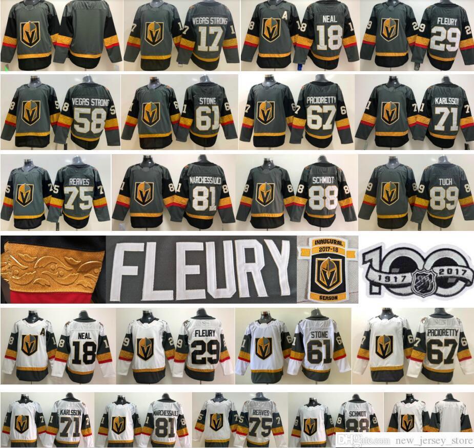 

Men Women Kids Vegas Golden Knights 29 Marc-Andre Fleury 75 Ryan Reaves 71 William Karlsson 88 Nate Schmidt 67 Max Pacioretty Hockey Jerseys, Black;red