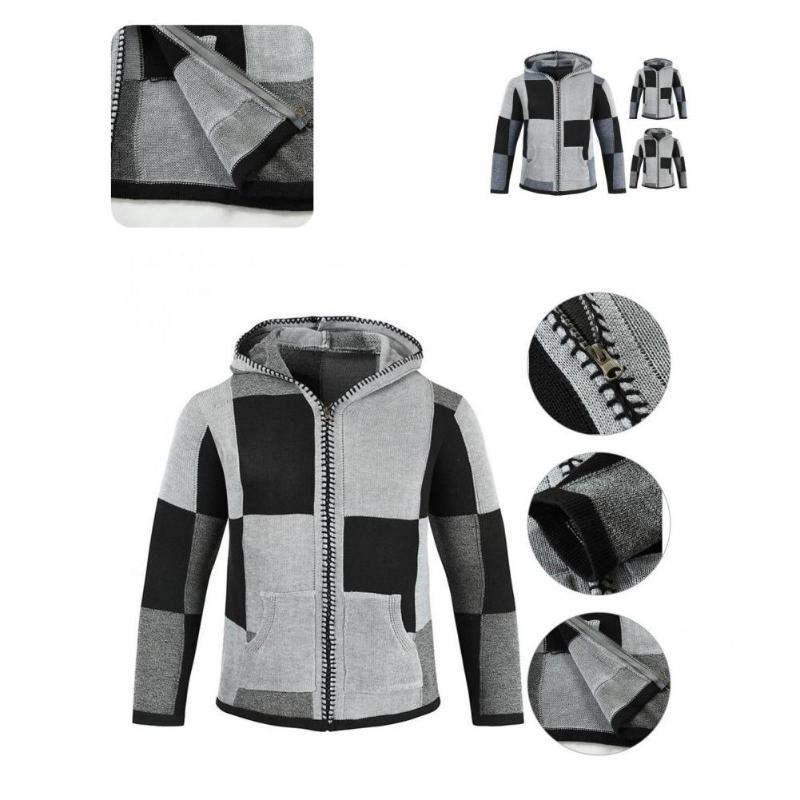 

Men's Jackets Terrific Spring Jacket Pockets Zipper Casual Wear-resistant Men Coat, Black;brown