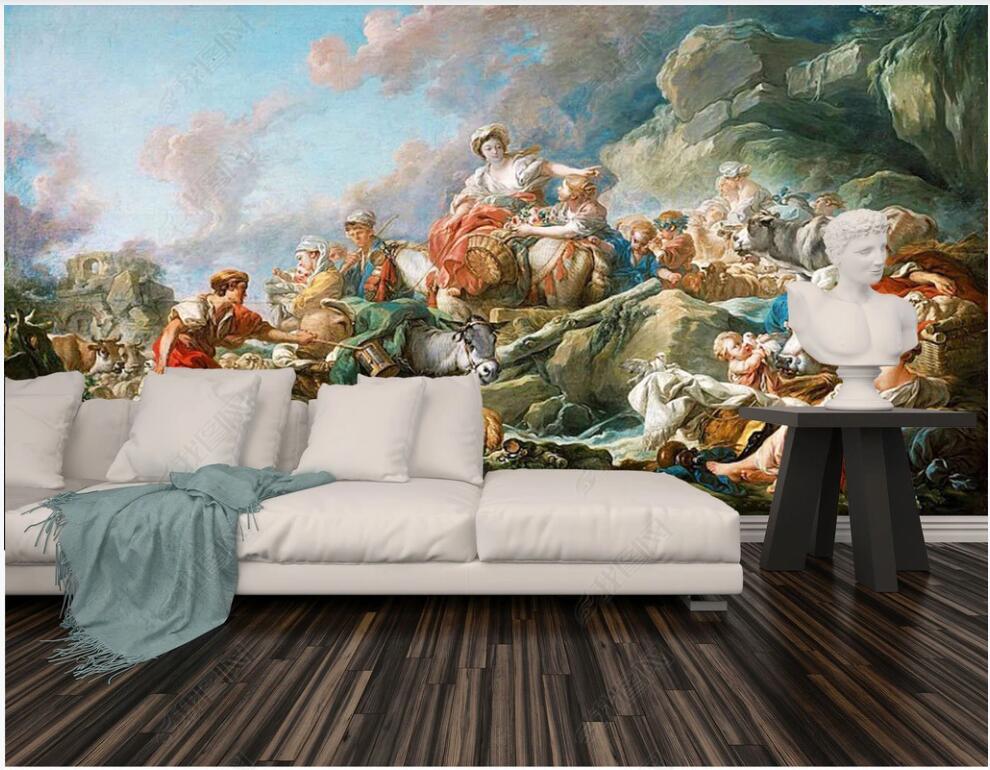 3d wallpaper custom photo mural War of the Royal Court of the Queen of Italy home decor in the living room 3d wall murals wallpaper for walls 3 d-image-707237740