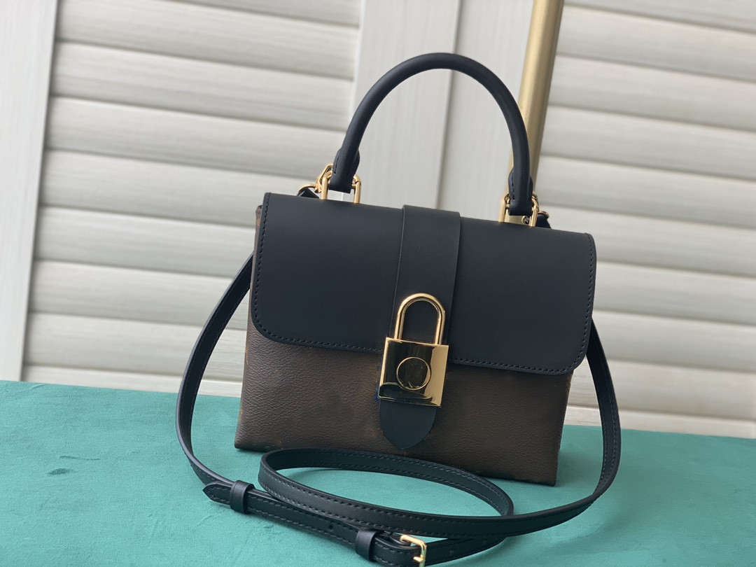 

Luxury Designer handbag Fashion bags women classic style totes high quality Shopping bag travel street design Famous letter printing Mini cross body 6 color, Box