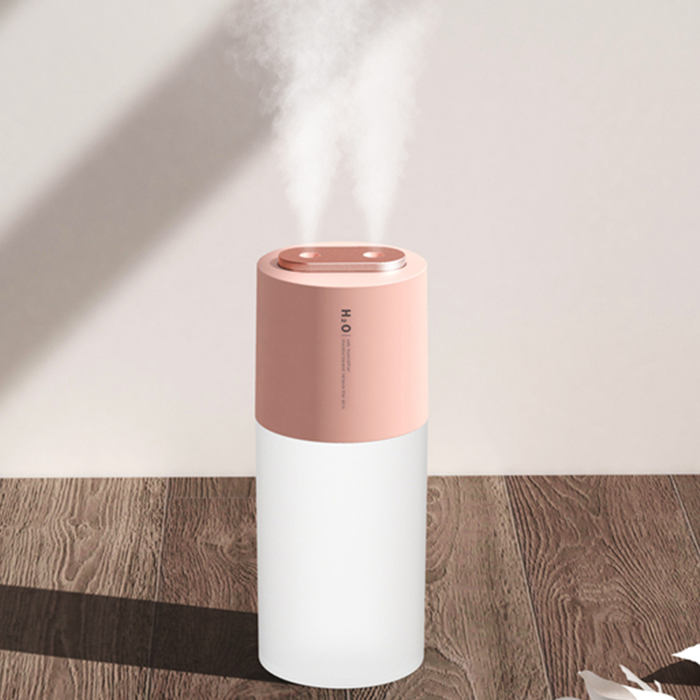 

400ml Dual Sprayer Air Humidifier 2000mAh USB Rechargeable Wireless Ultrasonic Aroma Water Mist Diffuser Light Umidificador