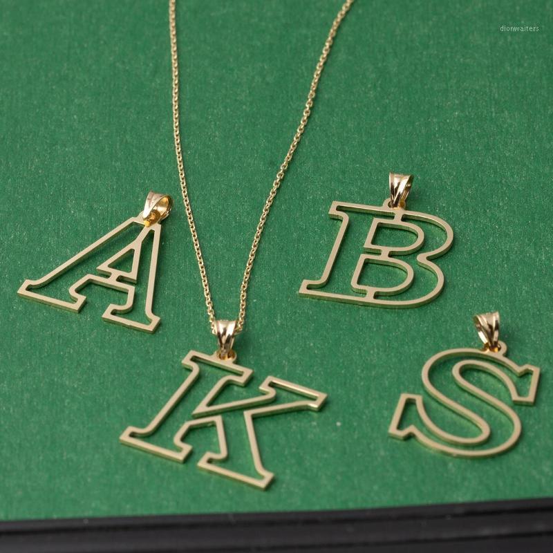 

Chains Letter Gold Necklace (All Letters)