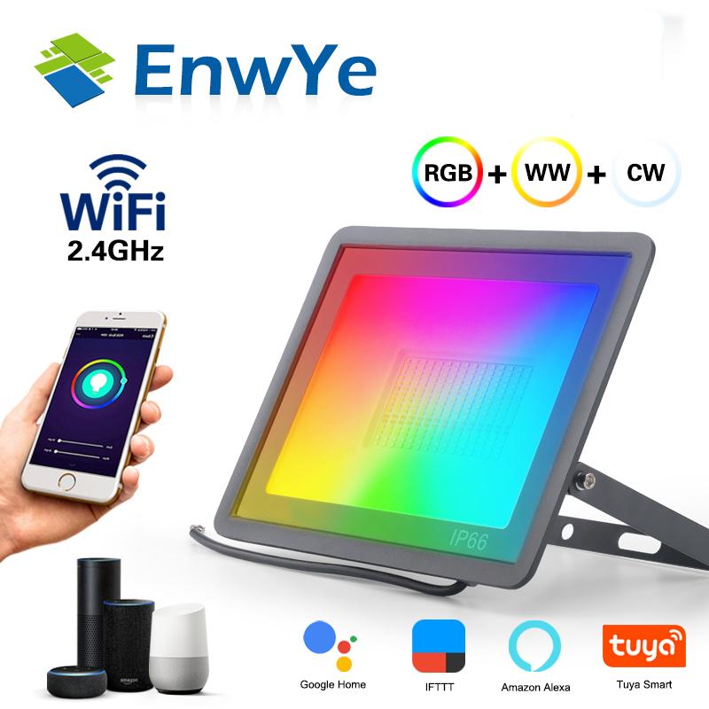 

Smart Floodlight Outdoor Wall Light Supports Tuya/Alexa/Google HomeAC220V 50W IP66 Waterproof Garden Landscape Lighting Floodlights