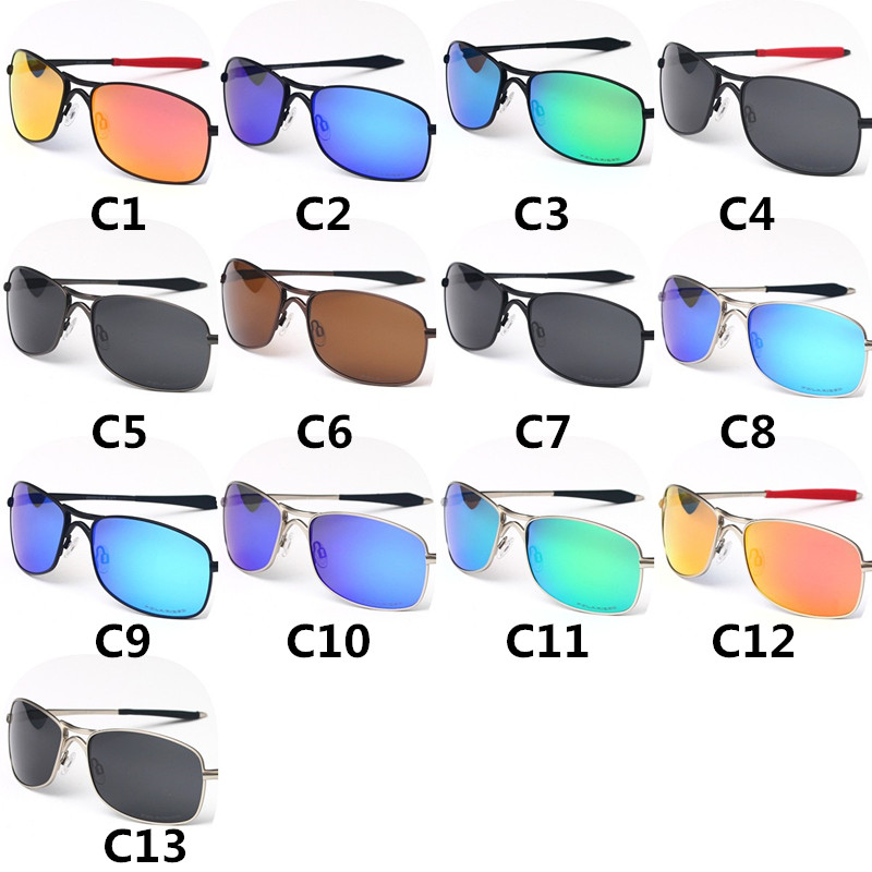 

Classic Retro Sports Cycling Brand Sunglasses Men And Women Outdoor Driving Driver Polarized Sun Glasses 13 Color, White;black