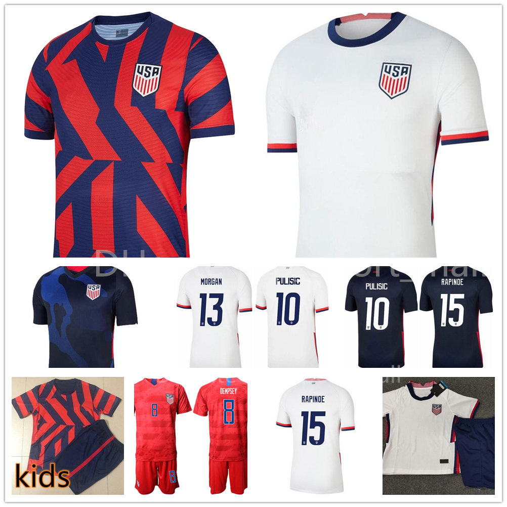 

Men Women Kids National Team Soccer Christian Pulisic Jersey Alex Morgan Julie Ertz Megan Rapinoe Press Lloyd Heath Yedlin ARRIOLA MCKENNIE MUSAH Football Shirt, Woman 2020