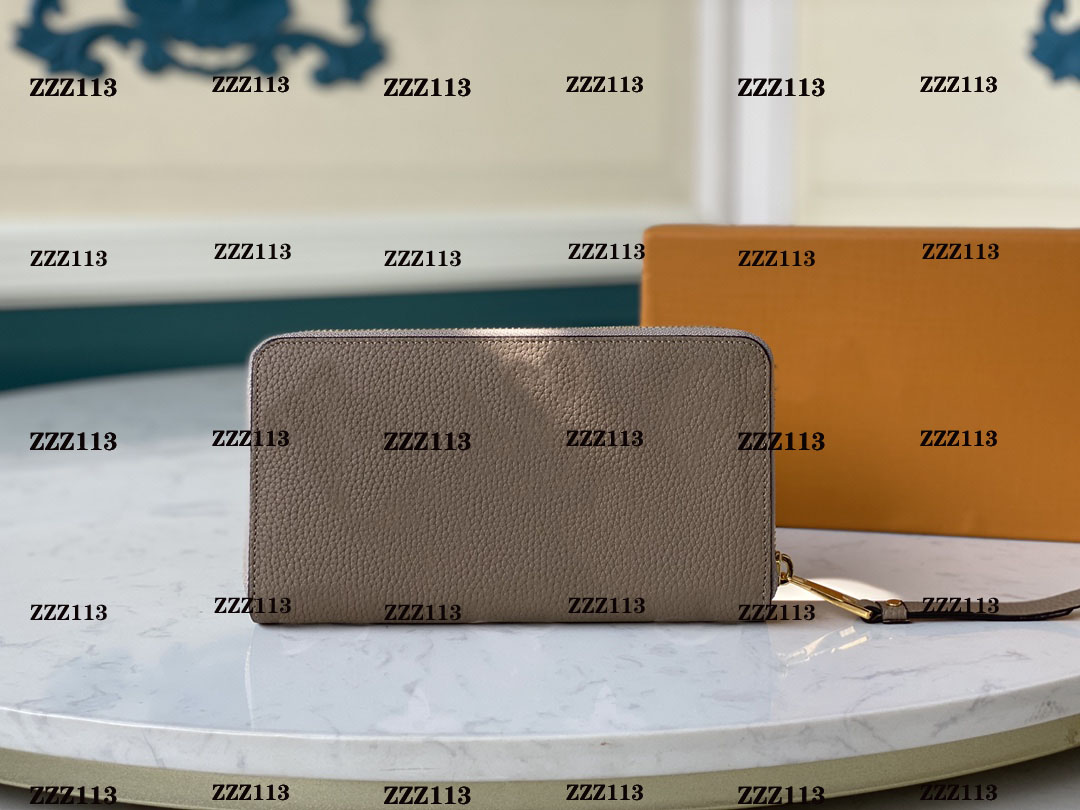

Fashion High Quality Woman Wallets Long Wallet Card Holders Bags Coin Key Case Purse With The box,size19.5x10cm, Dark grey