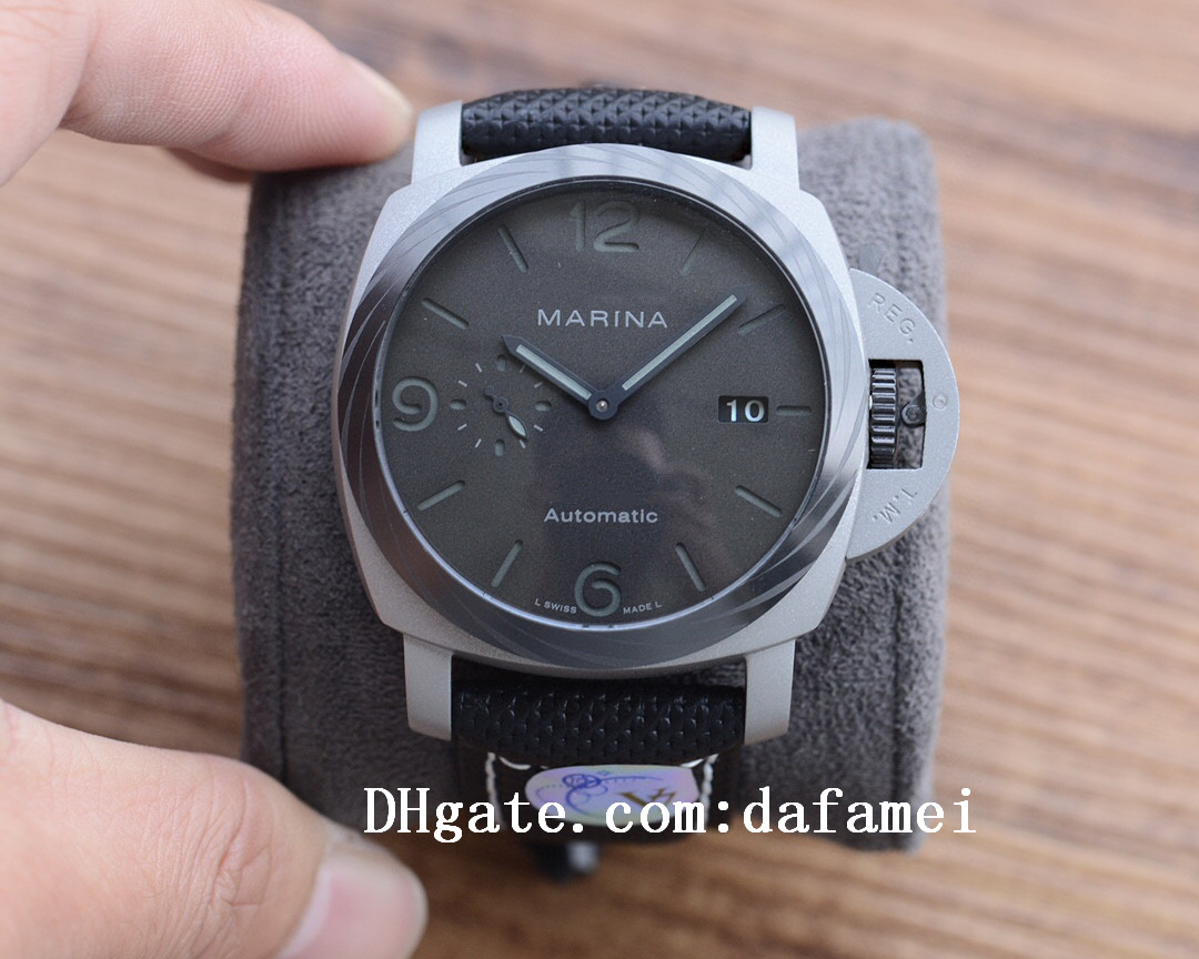 

2021 high quality sea pam luxury men luminor boss brand watches marina joker leather submersible gmt wristwatches radiomir chronograph mens watch D1090
