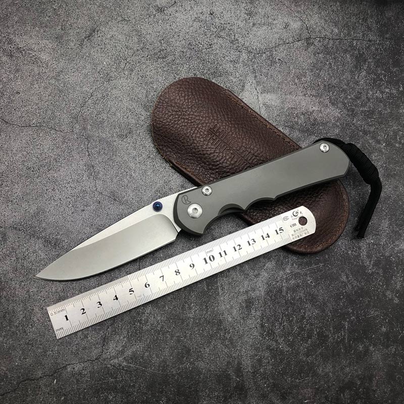 

Chris Reeve Large Sebenza Folding knife 25 anniversary TC4 titanium alloy handle S35VN blade survival Outdoor Camping Hunting tools EDC Tactical gear knives