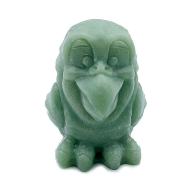 

Natural Jade Stone Carved Crystal Animals Parrot Quartz Figurine Healing Reiki Decor Feng Shui Lucky Art Gift Decorative Objects & Figurines
