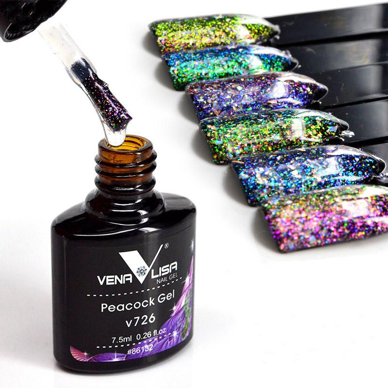 

Nail Gel Nieuwe Art Diy Ontwerp Enamel Polish Vernis Lak Colorful Star Glue Potherapy Peacock, Red;pink