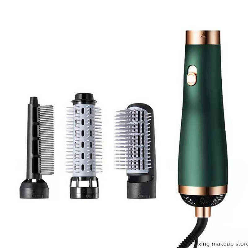 

3 In 1 Electric Hair Dryer Brush Ionic Hot Air Brush Styler Volumizer Blow Dryer Hair Straightener Comb Hair Curler Tool 20# H1122