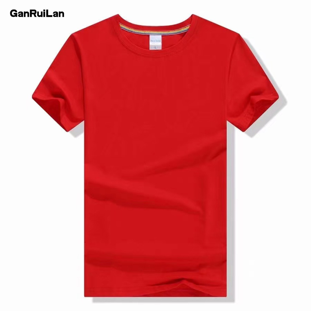 

Summer Cotton White Solid T Shirt Men Causal O-neck Basic T-shirt Male High Quality Classical Tops Clonthing LS-1772 210518, Fluorescent green