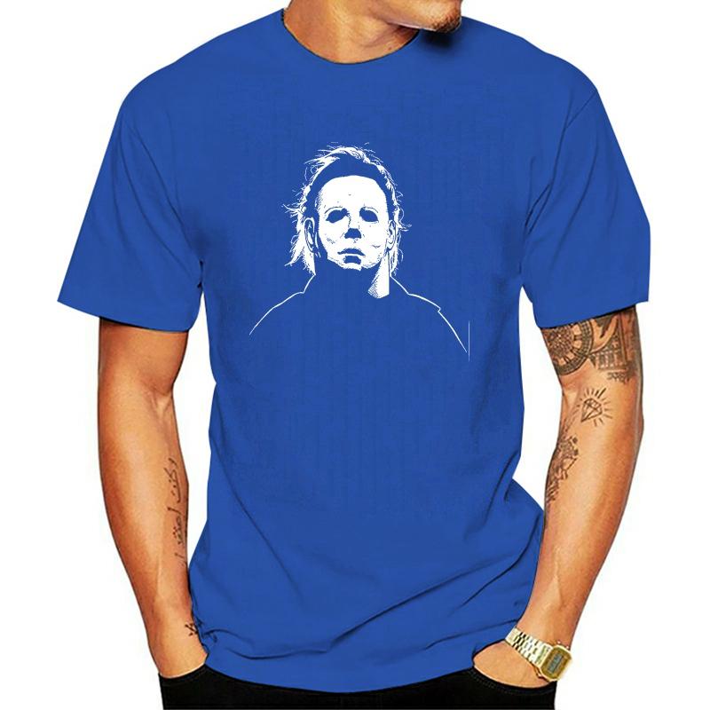 

Men's T-Shirts Michael Myers Halloween Movie Mask Fashion Summer T-Shirt, W1