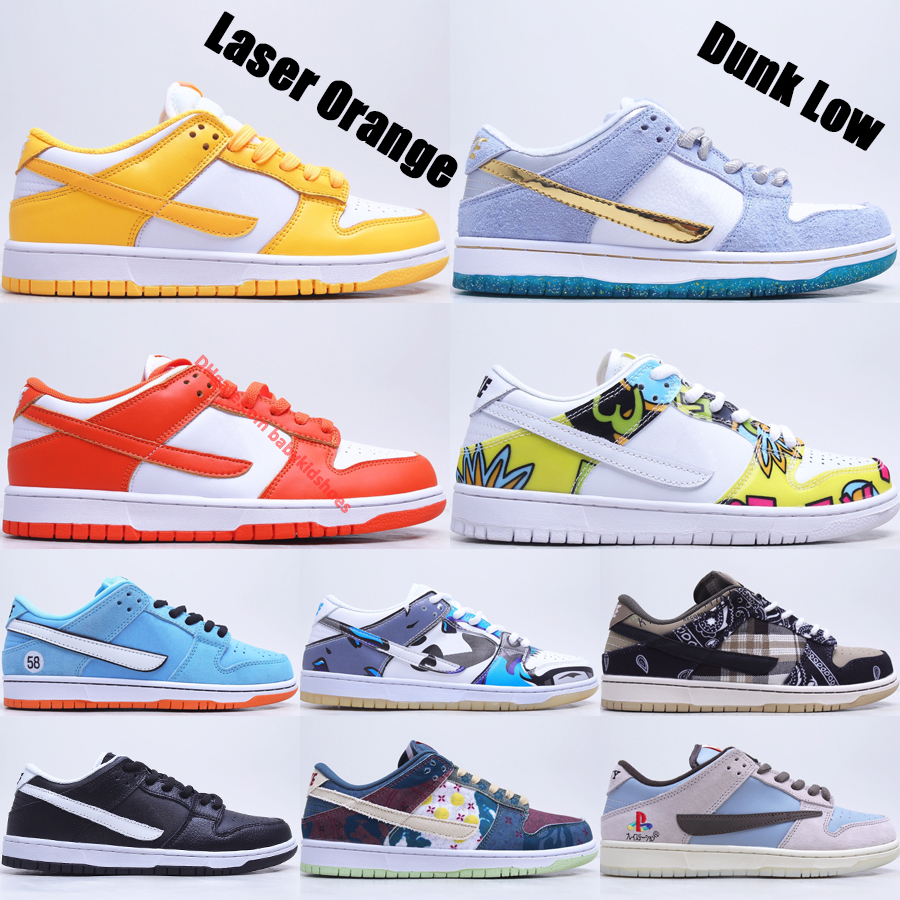 

Top SB Dunk Running Shoes Leather Design Sean Cliver Laser Orange Syracuse Black White Mens Womens Casual Trainers Outdoor Sneakers, #01 club 58