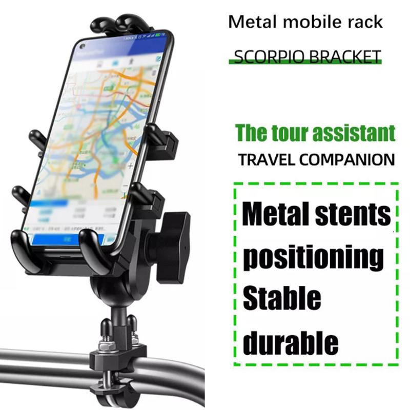

Cell Phone Mounts & Holders Adjustable Motorcycle Bike Holder Case Outdoor Waterproof Stand Bracket Bicycle Handlebar Mobile Support Mount