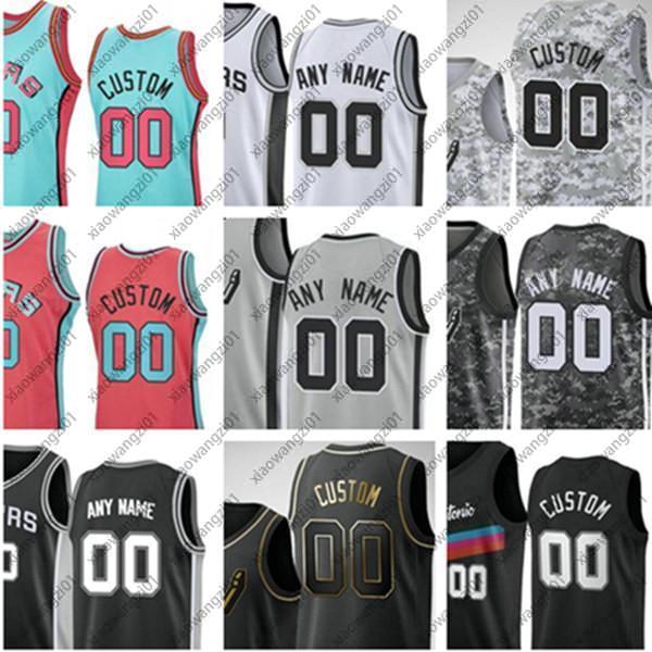 

Printed Jersey DeMar 10 DeRozan Lonnie 1 Walker IV Dejounte 5 Murray Patty 8 Mills Rudy 22 Gay Jakob 25 Poeltl Derrick 4 White Devin Vassell Jerseys, Black