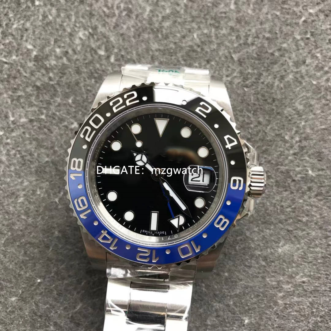 

2022 TOP quality Men's watch116710 Automatic machinery Cal.3186 blue gossamer integrated movement Size 40 mm 904 consumable fine steel Sapphire glass, As shown