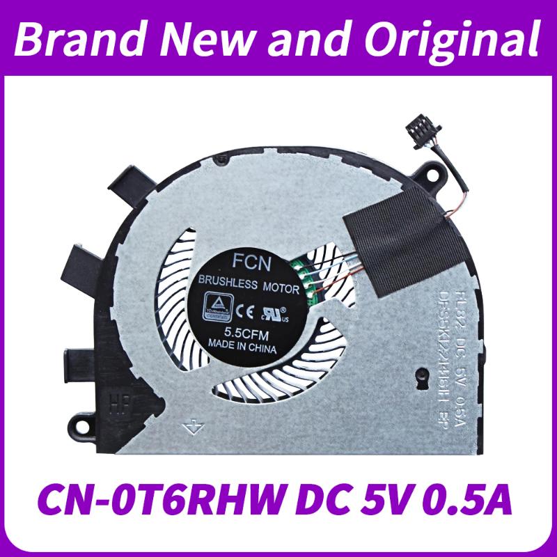 

Original Laptop CPU Cooling Fan For Insprion 5584 5481 Latitude 3400 3500 0T6RHW T6RHW FL82 DFS5K12214161H Fans & Coolings