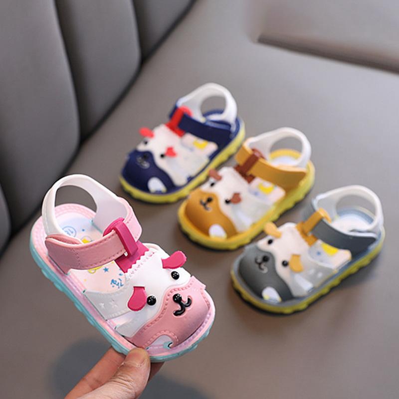 

Sandals 2021 Summer Baby Boys Girls First Walker Infant Toddler 16-21  Colors 0-3 Years, Black;red