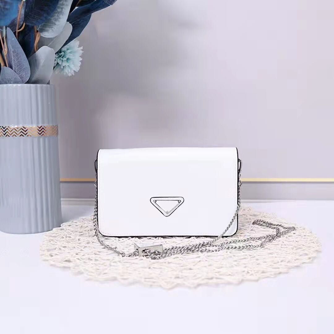 

dicky0750 wholesale Women Bag Handbag Purse Wallet Shoulder Bags Crossbodybag chain designers personality fashion quality handbags, White