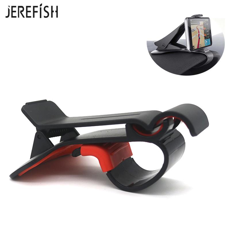

Cell Phone Mounts & Holders JEREFISH Universal Car Dashboard Holder Stand Hud Design Clip Smartphone Mobile Accessories