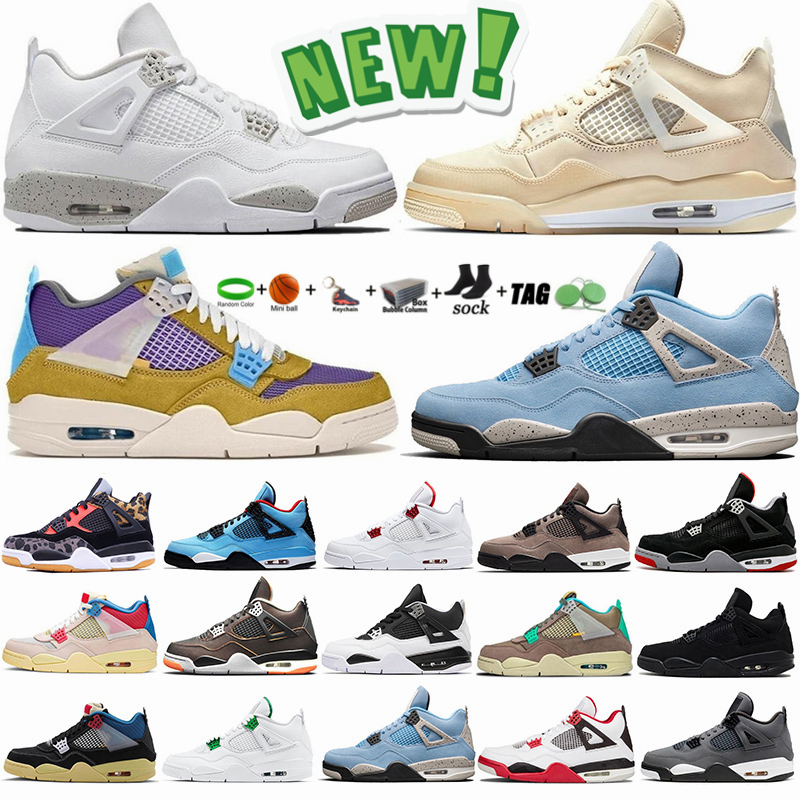 

Jumpman 4 4s Mens Basketball Shoes University Blue White Oreo Desert Moss Sail Black Cat Taupe Haze Cactus Jack Bred Womens Man S High Sneakers Trainers, More shoes contact us