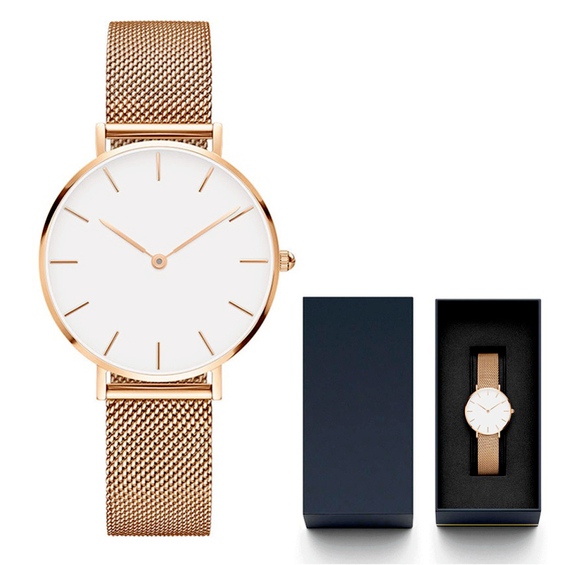 

4-4Ladies watch rose gold stainless steel waterproof 28mm32mm36mm montre de luxe fashion bracelet men designer couple watches, No watch