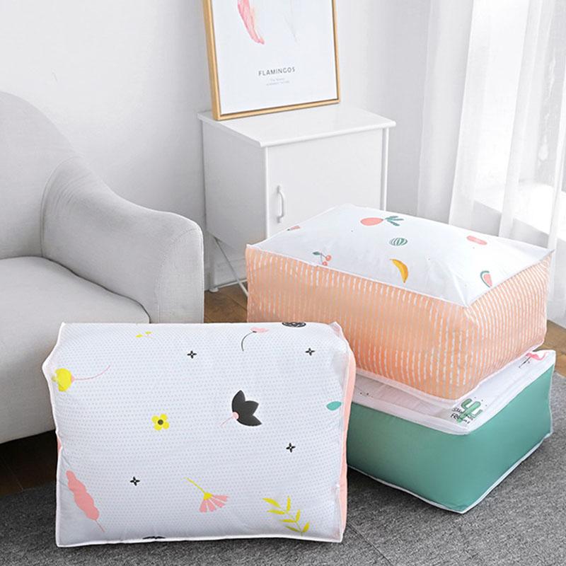 

Waterproof Quilt Storage Bag For Clothes Blanket Wardrobe Closet Organizer Moisture-Proof Packing Travel Luggage Bags