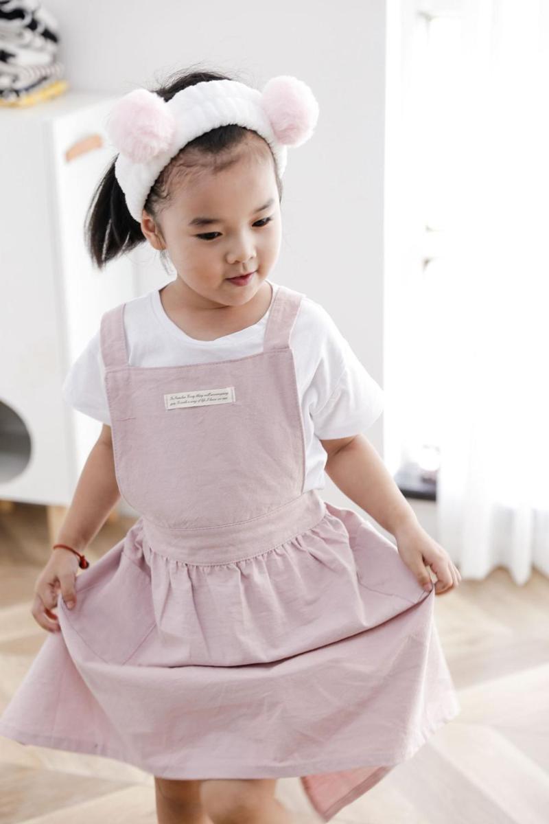 

Parents-Kids Cotton Kitchen Garden Draw Work Clothe Apron Aprons