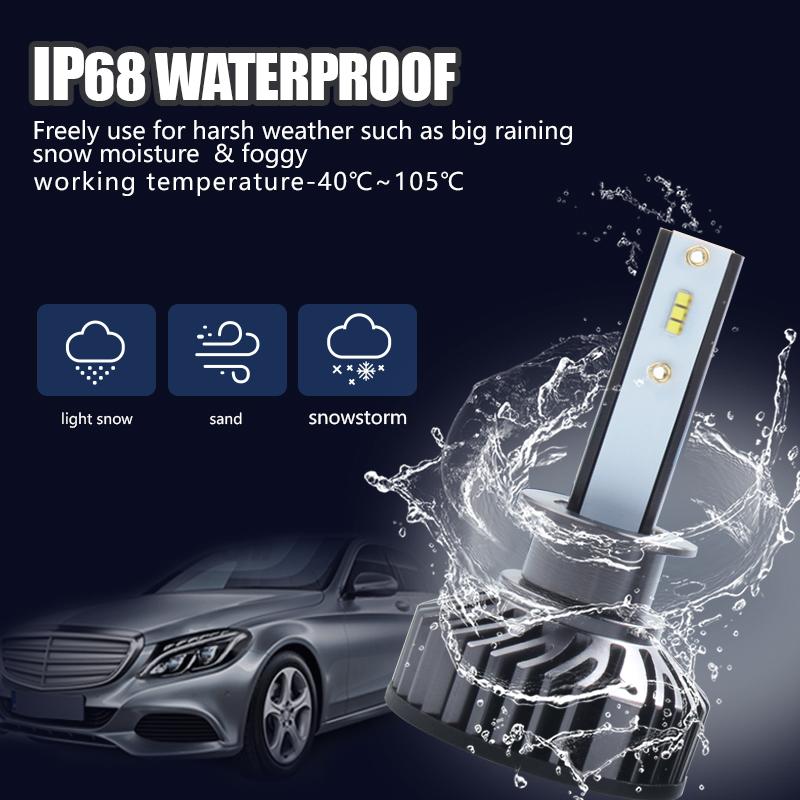

Car Headlights H4 Auto Headlamp ZES Bulb H8 H11 H1 H3 H7 LED 9005 9006 9007 H13 9012 80W F2 Styling 8000LM 6500K Headlight