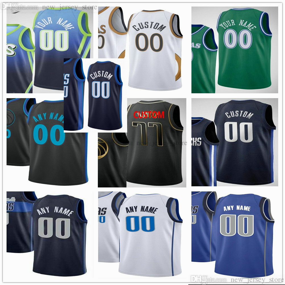 

Custom Printed Basketball Jerseys Luka Boban Doncic Marjanovic Josh Kristaps Richardson Porzingis Redick Nicolo Melli Hardaway Powell Kleber Jersey, Black;red