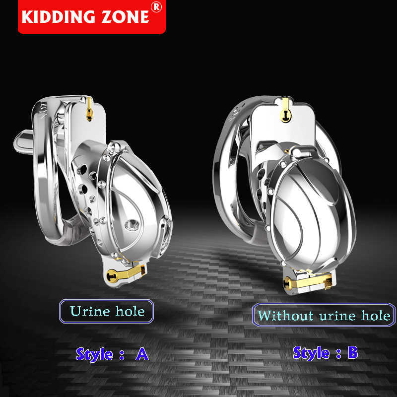 

CHASTE BIRD 2021 New Arrival Metal Openable Ring Quick Disassemble Cap Flip Design Male Chastity Device Vent Hole Cage Adult Toy P0827