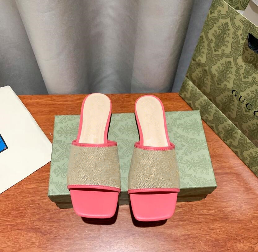 

Fashion color-blocking flat sandals Italian brand open-toed slippers Luxury designer letter print womens sandals single shoes summer ladies dress shoes size 34-41, Black