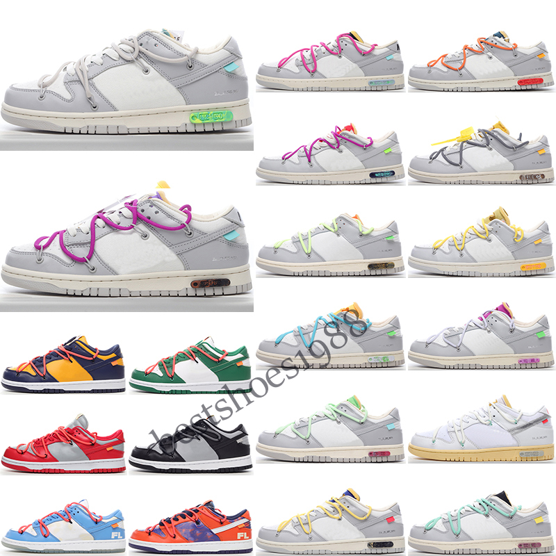 

High Quality Womens Running Shoes The 50 OF 05 Authentic Collection Sail White Shoe Black Blue Orange 20 Low Top Neutral Men Women Sports Sneakers University, Color 17