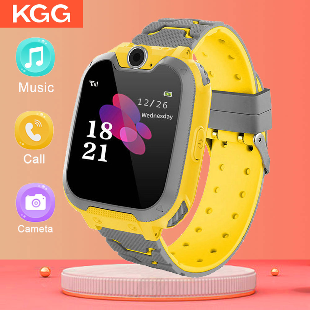 

KG01 Kids Smart Watch Music Game Smartwatch Waterproof Children Watch SOS Baby Watch Play Game Music Boys Girlsg, Original box pink