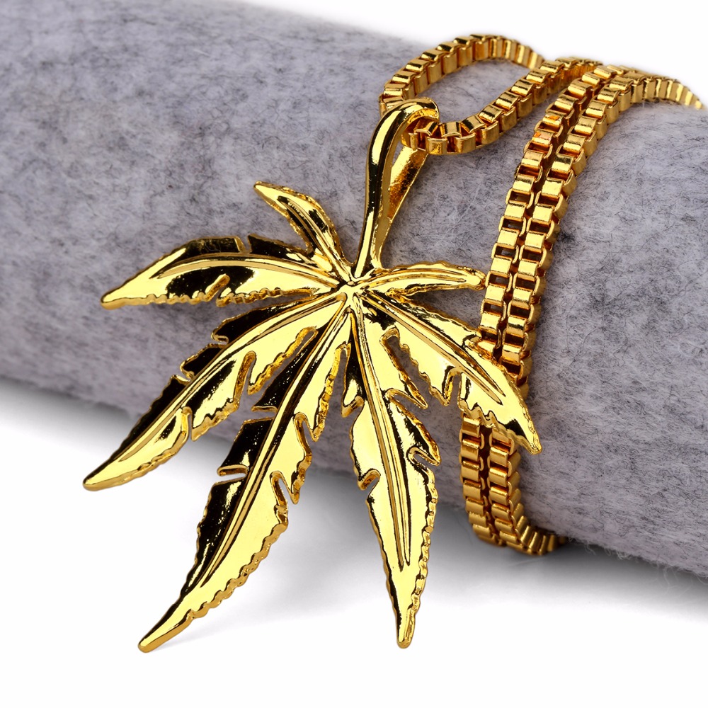 

hiphop quality hemp leaf necklace chains for men long big crude chunky pendant square pearl chain bling jewelry, Silver