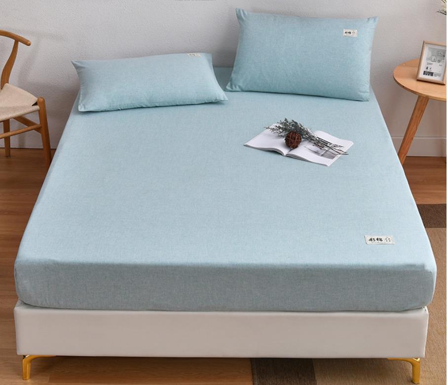 

Bedding Supplies Textiles Home Gardensoft Fitted Sheet Polyester Solid Elastic Bands For Sheets Abrasion Resistant Bed Braces Mattress Er &, Ocean blue