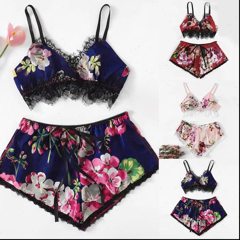 

fashion koszula nocna and womens sleepwears shorts v neck pajama sets lace sleepwear lingerie satin cami, Black;red