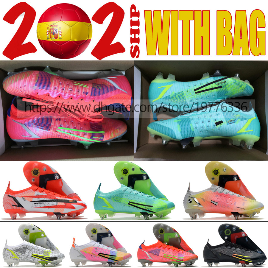 

Mercurial Vapor14 XIV Elite SG Pro Anti Clog Mens ACC Soccer Boots Shoes Spark Positivity CR7 Ronaldo MDS IMPULSE PACK Outdoor Spikes Socks Football Cleats us6.5-12, Shoes original box
