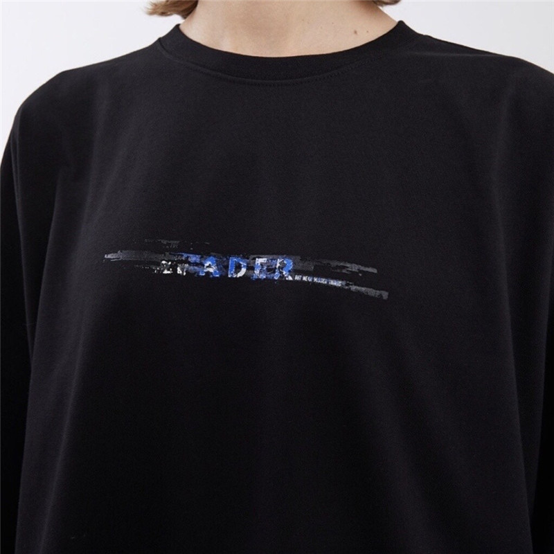 

2021ss T-shirt Men Women 1 High-Quality Old letters Tee Tops, White;black
