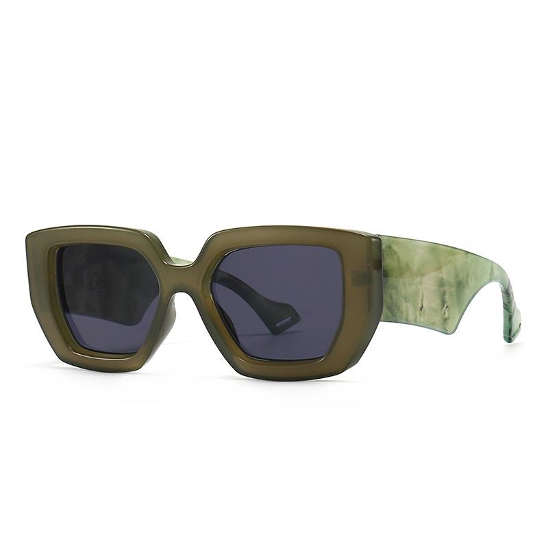 

Sunglasses Big Frame Oversized Square Women 2022 Vintage Designer Sun Glasses Shades Female Fashion Eyewear, White;black