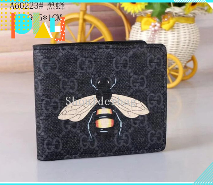 

gg Wallets Wholesale Flower symmetrical wallet Fashion Genuine leather wallet purses Women Purse mens wallet portafoglio, Red;black