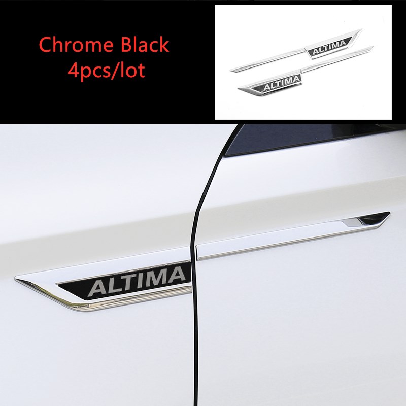 

Car Exterior Decoration Sticker For Nissan Altima Door Side Fender Knife Emblem Decal, Style