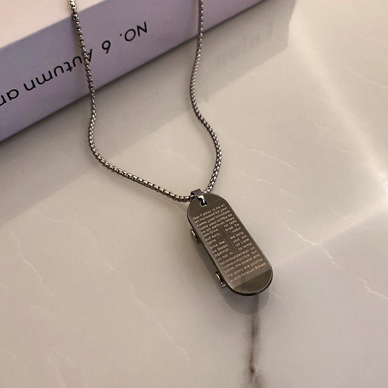 

Pendant Necklaces Trendy 316L Stainless Steel Geometric Cross Skateboard Chain Necklace For Women Girl Jewelry Choker Party Fine Gift