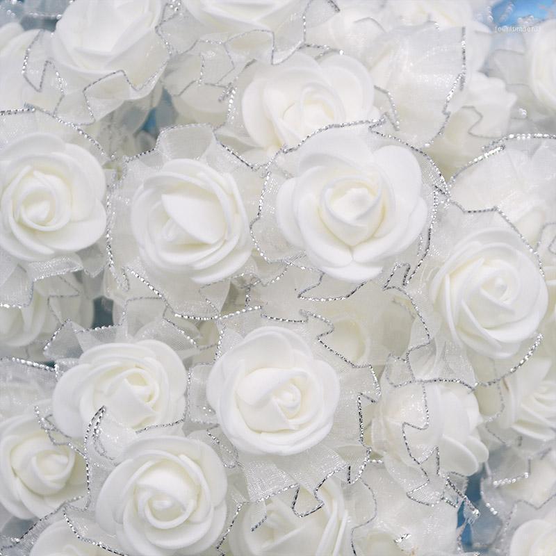 500Pcs 3.5mm Foam Rose Flower Roses Craft Decorative Craft Flowers Scrapbooking