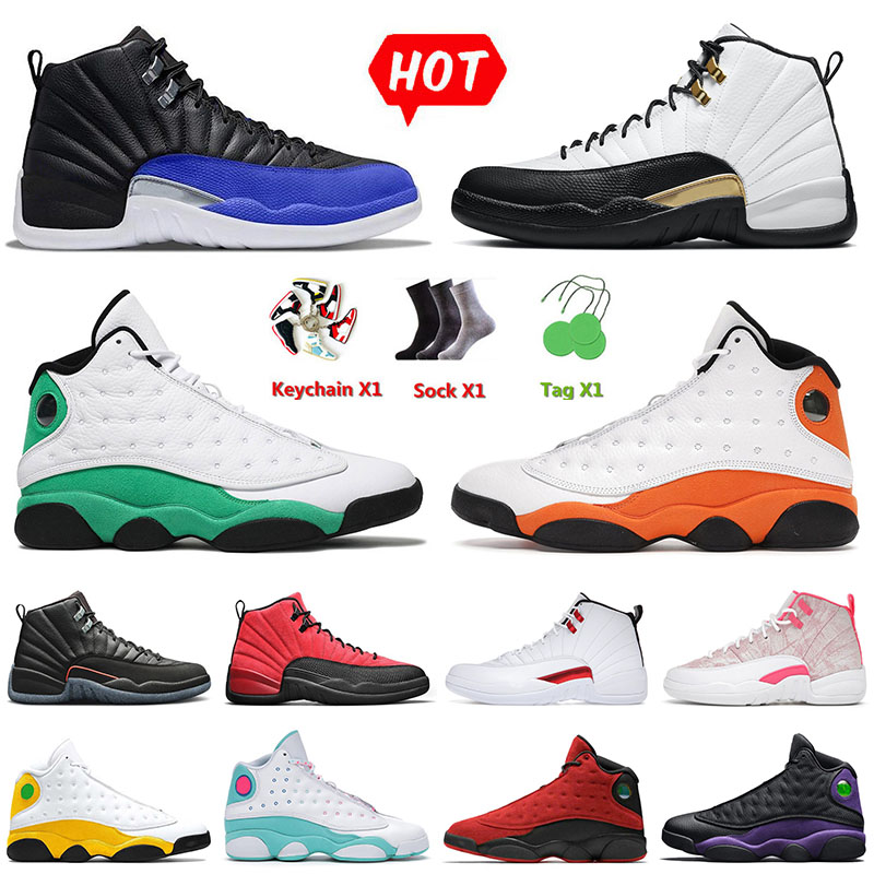 

12 12s XII Mens Basketball Shoes Royalty Jumpman 13 13s XIII Lucky Green Singles DAy Dark Concord Flint The Master Chicagi Black Cat Men Women Sneakers Trainers 36-47, B1 french blue 40-47